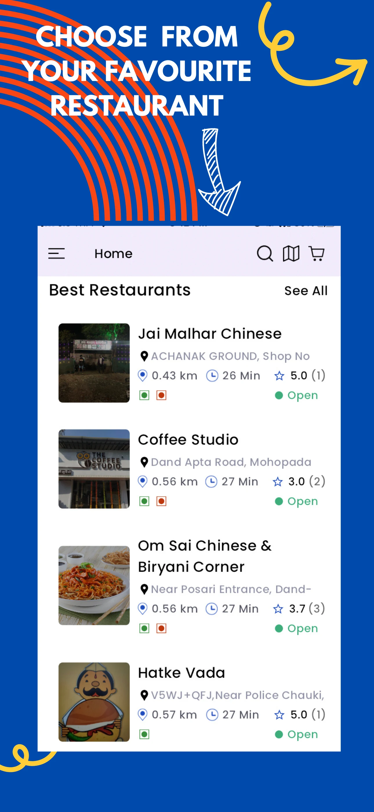 Eatzap : Food Delivery App screenshot
