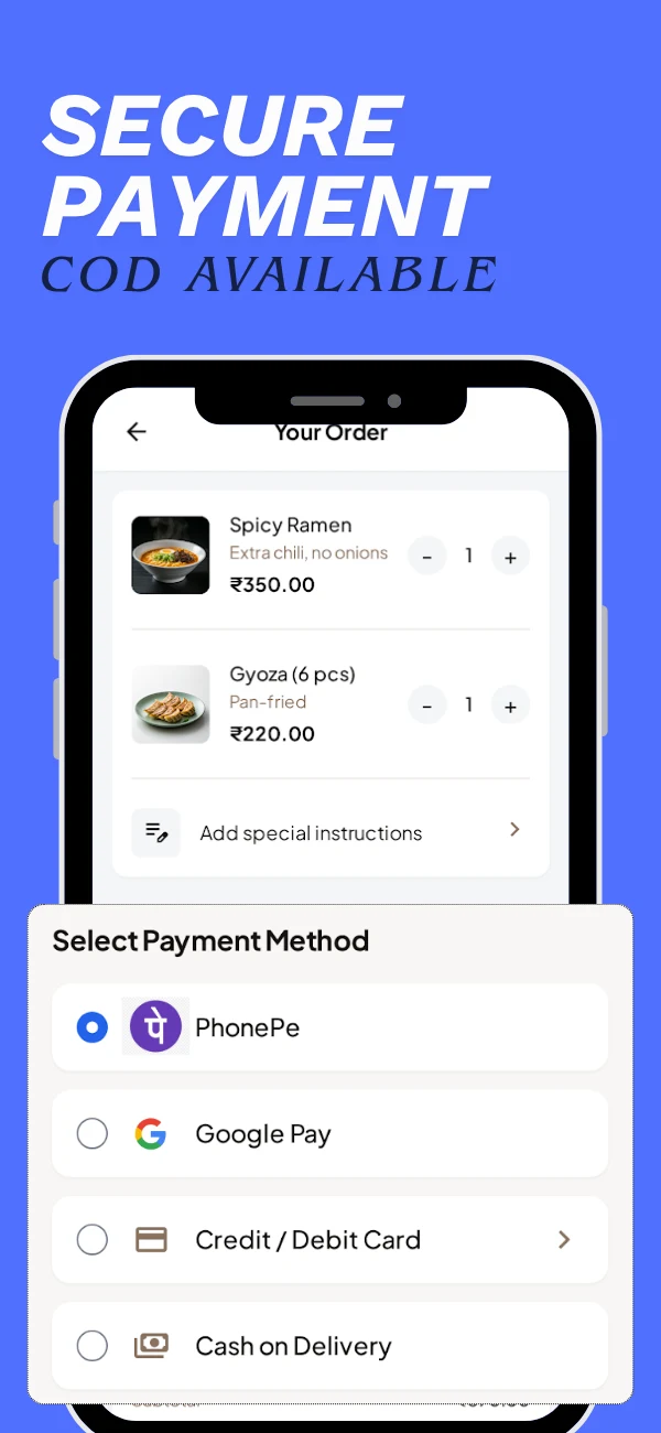 Eatzap : Food Delivery App screenshot