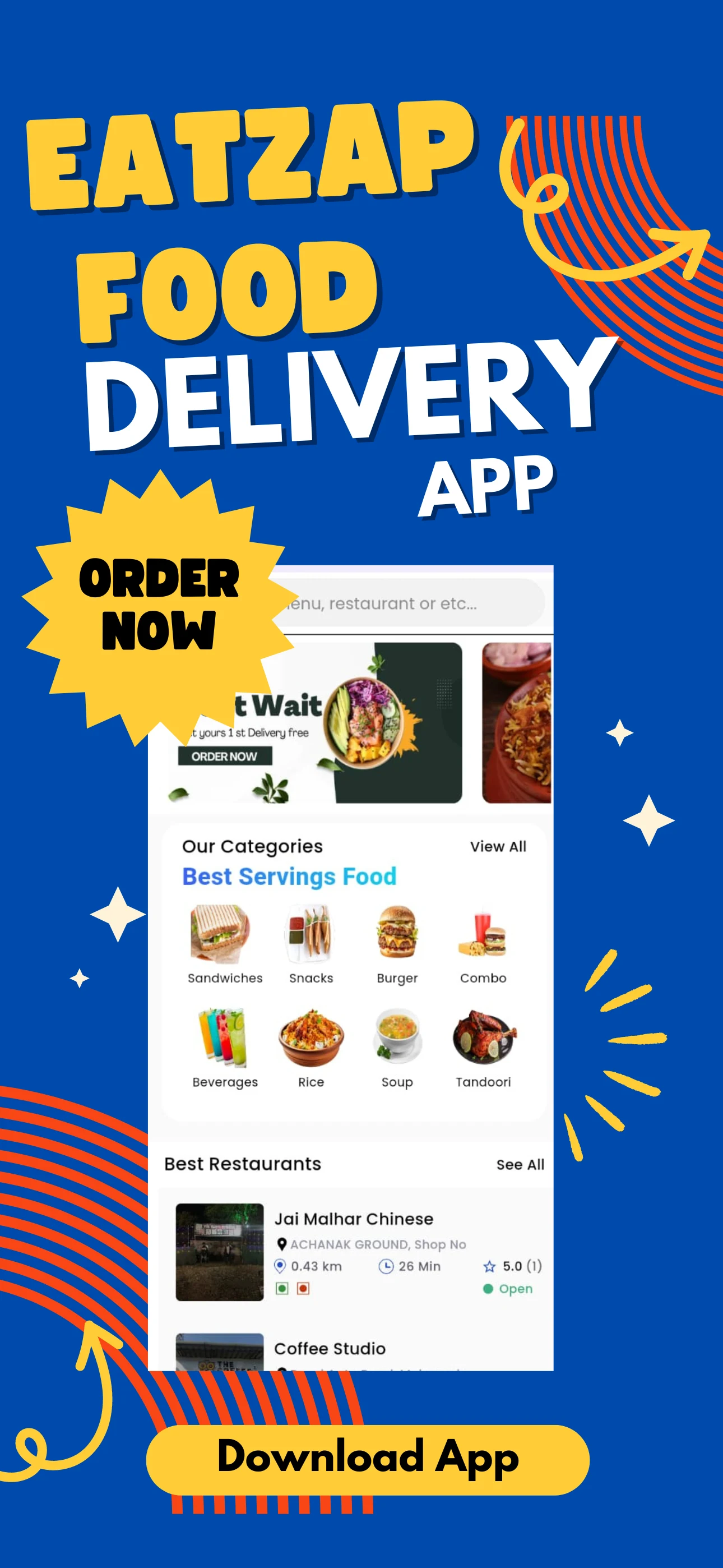 Eatzap : Food Delivery App screenshot